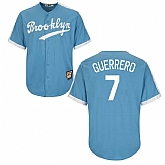 Los Angeles Dodgers #7 Alex Guerrero Light Blue Cooperstown Stitched Jersey JiaSu,baseball caps,new era cap wholesale,wholesale hats
